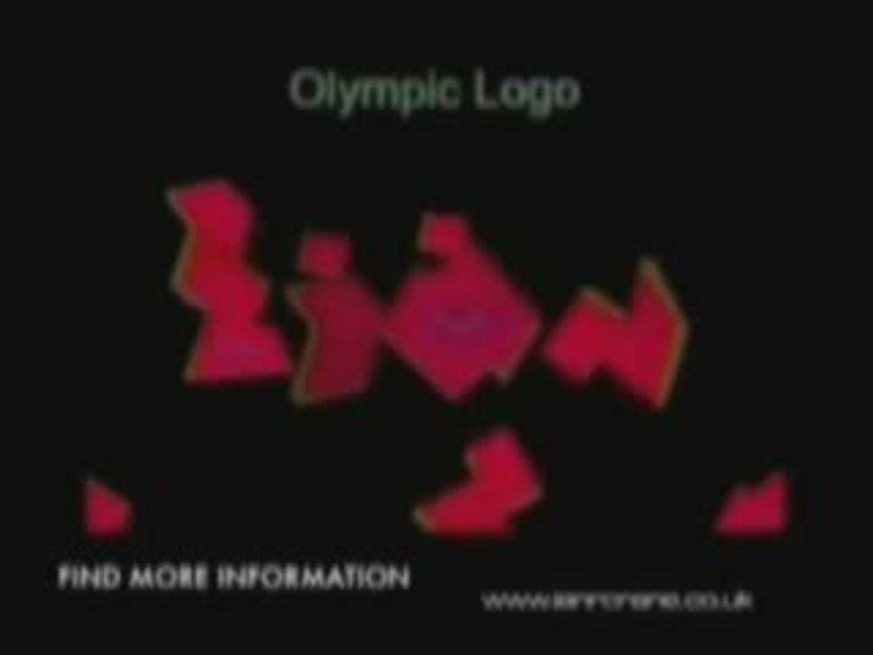 London Olympics Logo changes to the word Zion