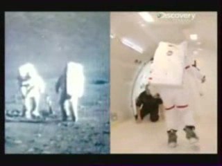 Théorie du "film au ralenti" sur la Lune