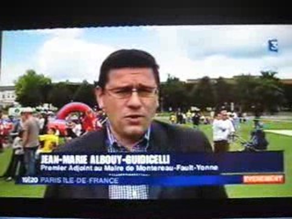 reportage france 3 tour de france montereau 2009