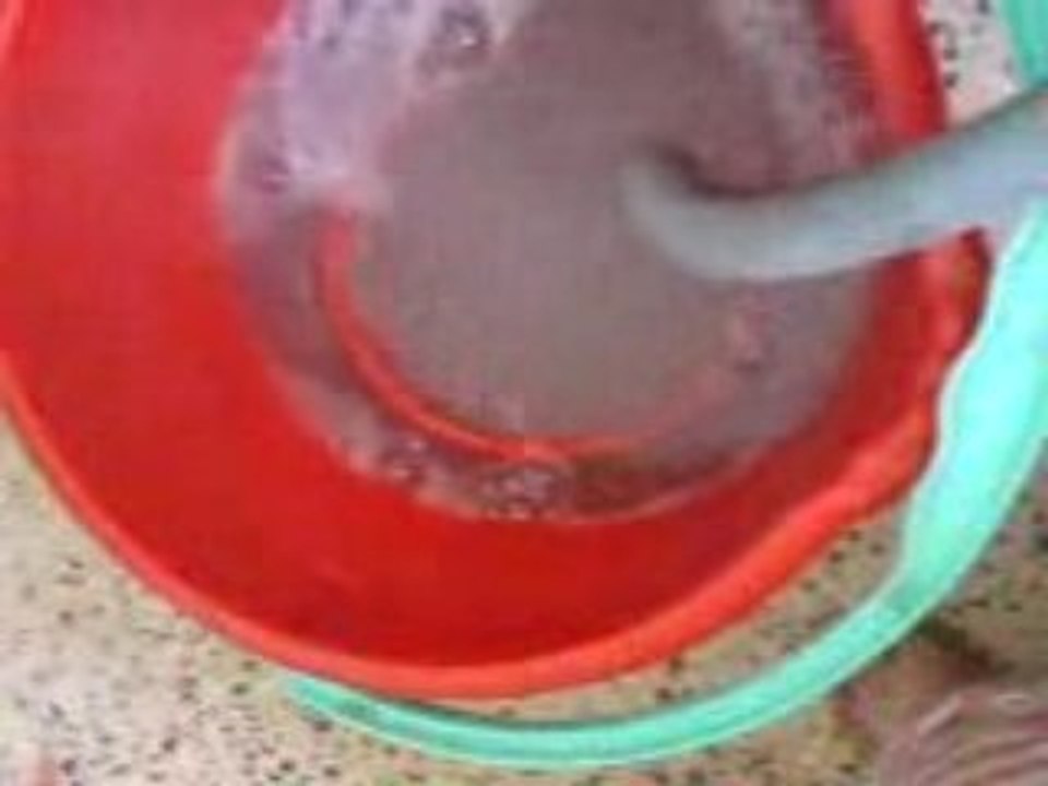 vidange  d'eau aprés lavage ,rinçage ,sechage