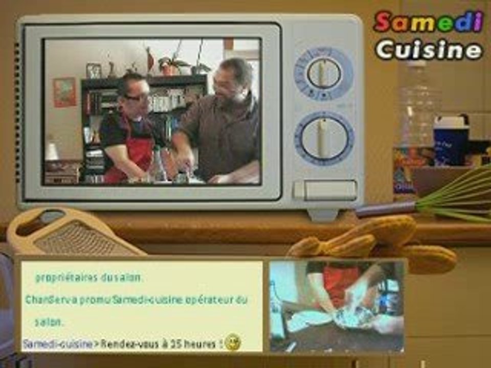 Samedi Cuisine du 25 juillet 2009 - Pâtes au Pesto (partie 1