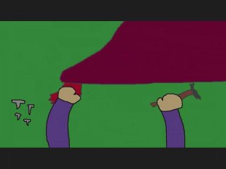 Stranded on green grass island Trailer-Clover productions