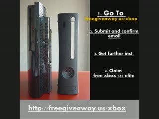 Xbox 360 Elite for Free Giveaway
