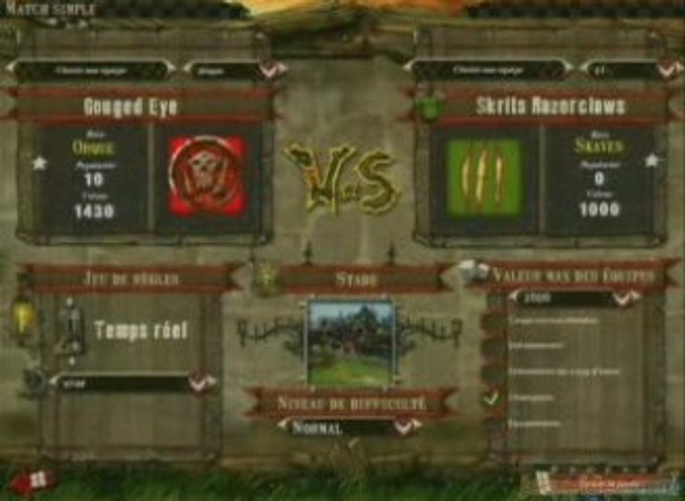 Blood Bowl-Test 1ère Partie