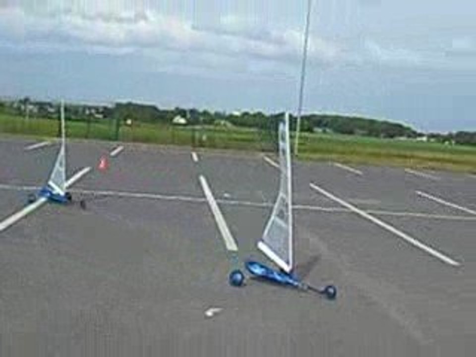 char à voile rc entrainement