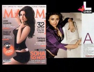 Soha Ali Khan on her topless photoshoot