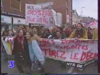 L'UNEF dans le mouvement de 1995 à Amiens