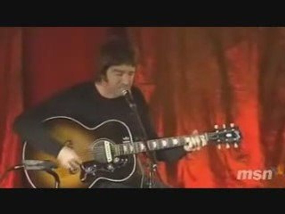 Oasis - Noel Gallagher "It's Good To Be Free" acoustic