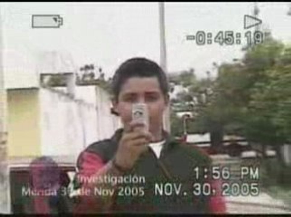 ALIEN filmé avec portable (Mexique)