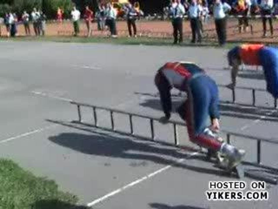 Impressive Ladder Race