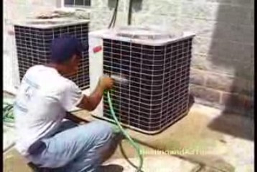 Washing A/C Condenser
