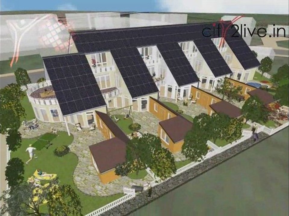 Realisierungsstudie CityGartenHaus: Flügelreihenhaus