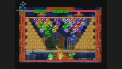 Bust-a-move 2 custom level gameplay part 4 [SEGA SATURN]