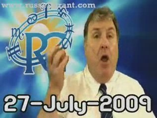 RussellGrant.com Video Horoscope Aries July Monday 27th