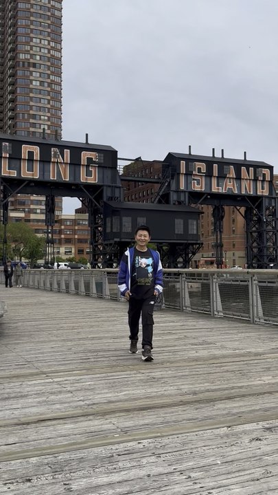 Nelson Wang visited Hunters Point South Waterfront Park in Long Island City on May 11, 2026.