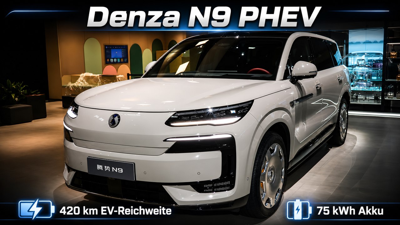 Denza N9 PHEV Flash Charge Edition: Luxus-SUV mit neuer Batterie