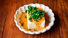 The EASIEST Yudofu: Silken Tofu in Dashi with Spicy Sesame Sauce Twist