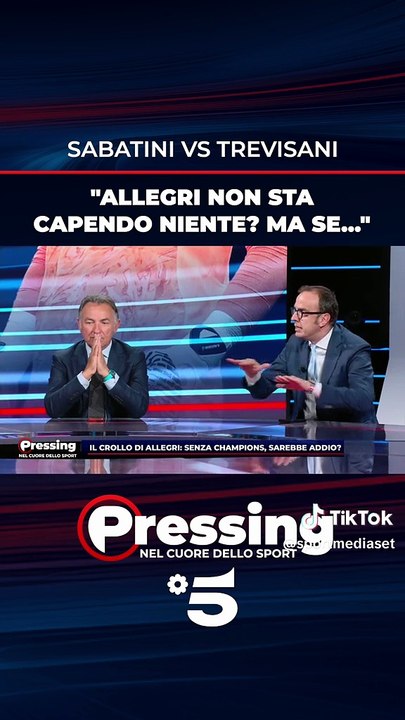 Pressing, Allegri sotto accusa: spina staccata, e lui?