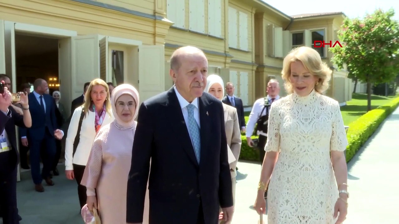 Cumhurbaşkanı Recep Tayyip Erdoğan Belçika Kraliçesi Mathilde’yi kabul etti