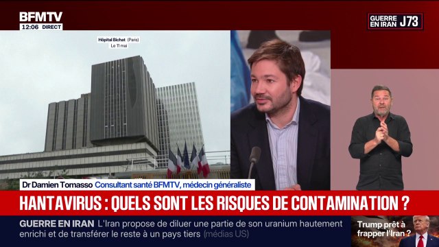 Hantavirus: Le risque de contamination n'est pas encore prouvé sur cette période asymptomatique , affirme le Dr Damien Tomasso