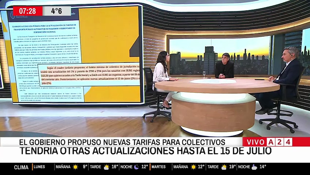 Aumento de colectivos y trenes del AMBA: el Gobierno analiza subas escalonadas hasta septiembre