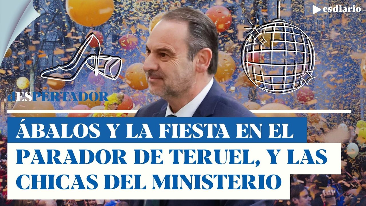 Ábalos y sus chicas: el ministerio le llevó compañía femenina a la fiesta del Parador de Teruel