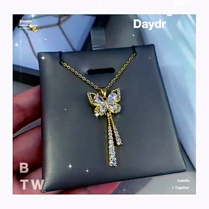 Elegant Butterfly Tassel Necklace for Women 🦋✨