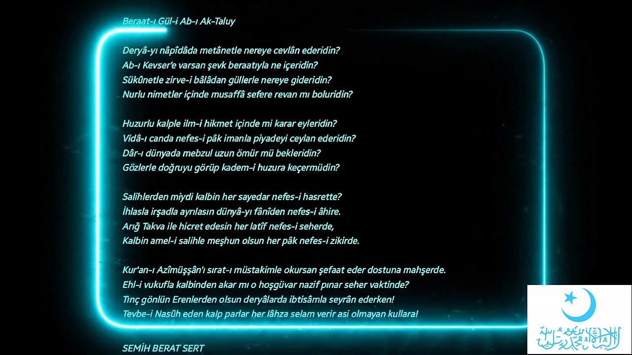 Beraat-ı Gül-i Âb-ı Ak-Taluy