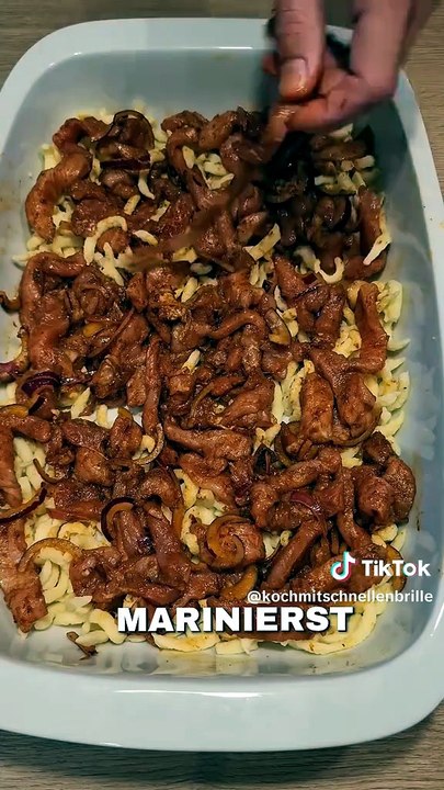 Gyrosspätzle-auflauf