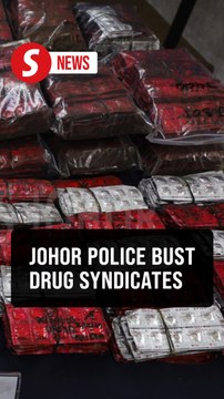 Johor drug syndicates busted, RM4.8mil narcotics seized