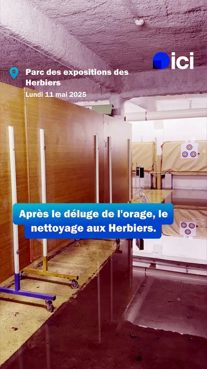 Après le déluge de l'orage, le nettoyage aux Herbiers