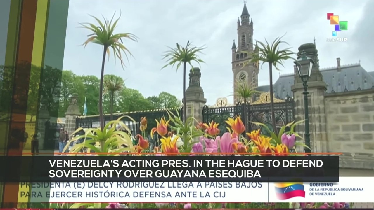 FTS 8:30 11-05: Venezuela´s Acting pres. in The Hague to defend sovereignty over Guayana Esequiba