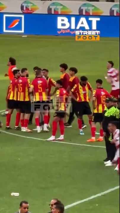 Bagarre générale après ES Tunis-Club Africain (0-1)