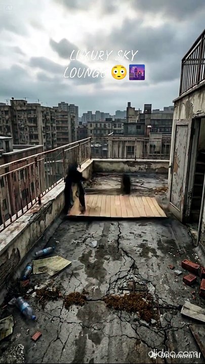 INSANE Rooftop Transformation 😱 Luxury Sky Lounge