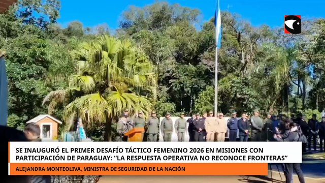 Se inauguró el primer Desafío Táctico Femenino 2026 en Misiones con participación de Paraguay