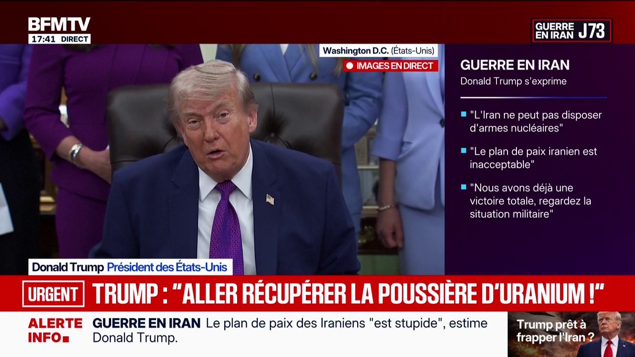 "En Iran, vous avez des modérés et des intégristes", déclare Donald Trump