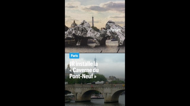 Paris : l'artiste JR installe sa « Caverne du Pont-Neuf »