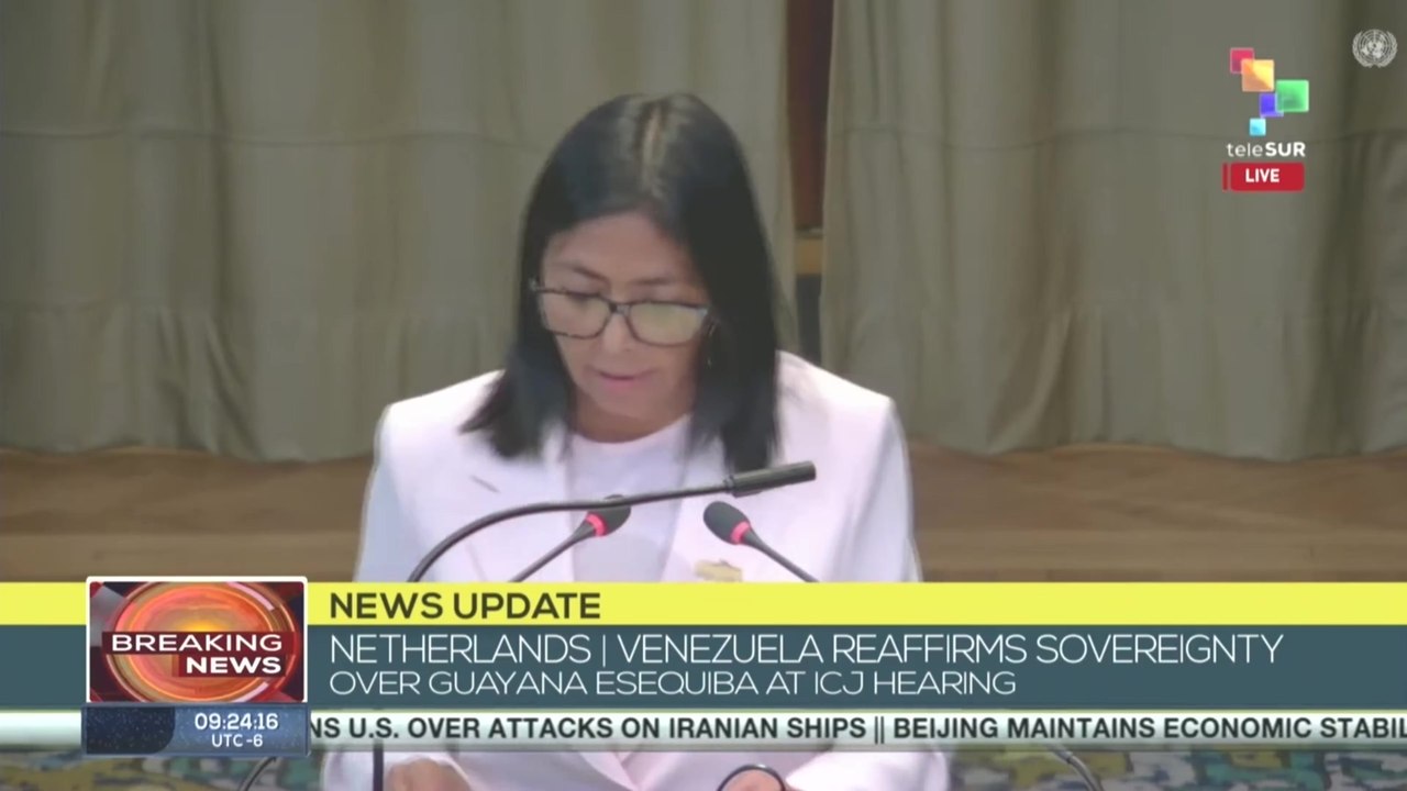 Delcy Rodriguez: I have come to bring the voice of the people of Venezuela