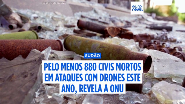 ONU diz que ataques com drones no Sudão mataram pelo menos 880 civis entre janeiro e abril