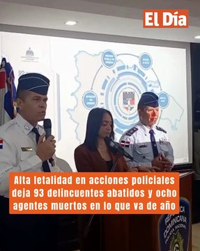 Alta letalidad en acciones policiales deja 93 delincuentes abatidos y ocho agentes muertos en lo que va de año