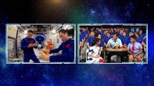Chinese Astronauts Light Candle With Match On Tiangong Space Station To Demonstrate Fame Behavior