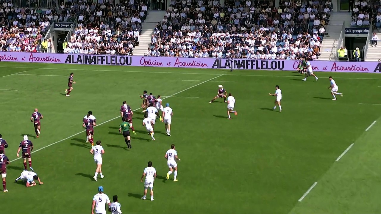 TOP 14 - Essai de Arnaud ERBINARTEGARAY (AB) - Aviron Bayonnais - Union Bordeaux-Bègles