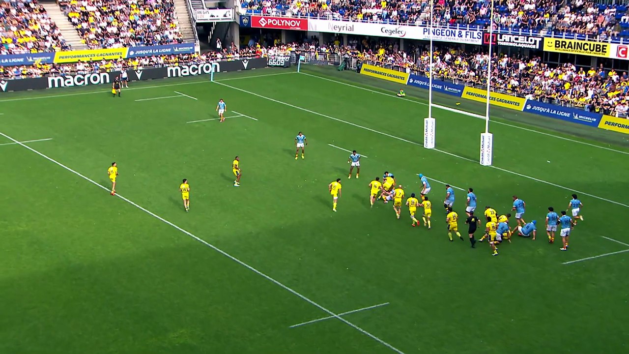 TOP 14 - Essai de Alivereti RAKA (ASM) - ASM Clermont - USA Perpignan