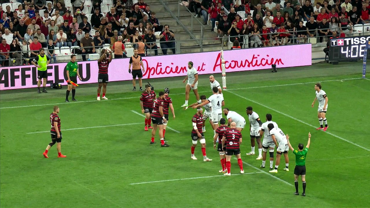 TOP 14 - Essai de Romain NTAMACK (ST) - RC Toulon - Stade Toulousain