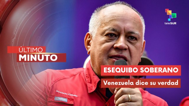 Secretario general del PSUV Diosdado Cabello exige derechos sobre el Esequibo