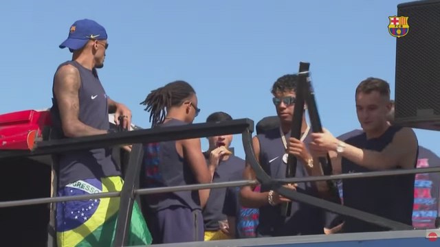 Los mejores momentos de Lamine Yamal en la celebración del FC Barcelona