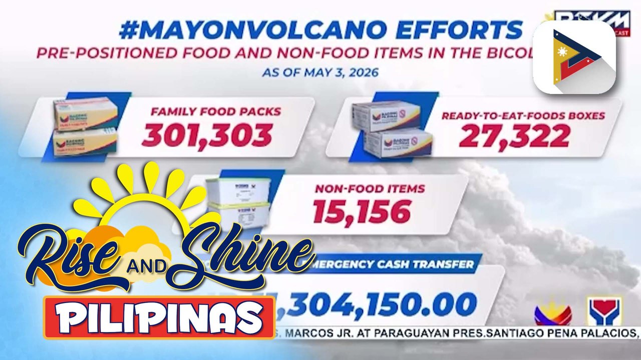 DSWD, patuloy ang paghahatid ng tulong sa Albay na apektado ng pag-aalburoto ng Bulkang #Mayon