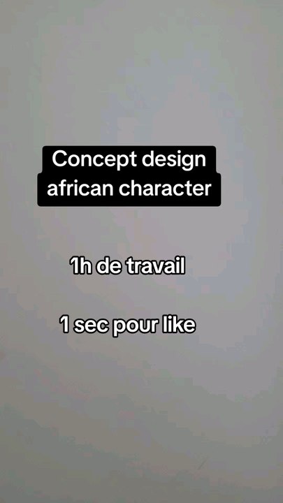 Concept design : African character