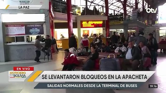Levantan el bloqueo en la Apacheta y se normalizan los viajes a Oruro